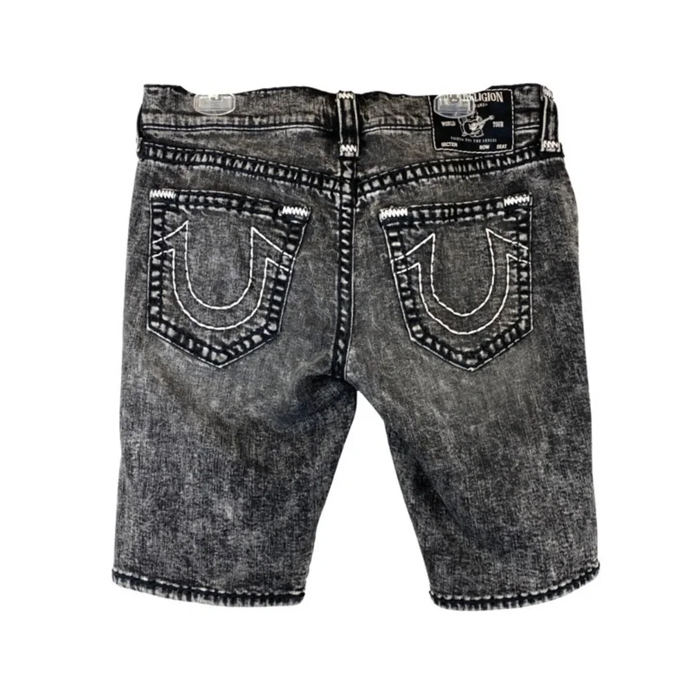 True Religion Ricky Straight Denim Shorts